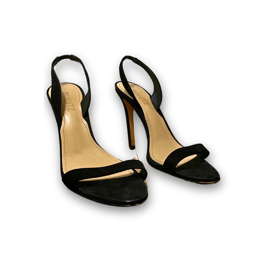 SCHUTZ Luriane Heel in Black size 8.5B